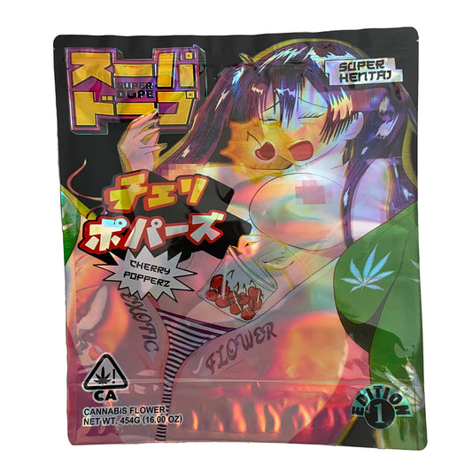 Cherry Popperz POUND Mylar Bags