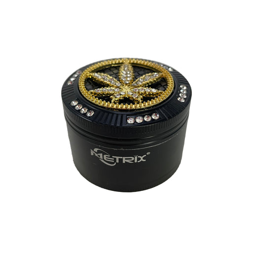 Metrix 4 Chamber Grinder with Zircon Design