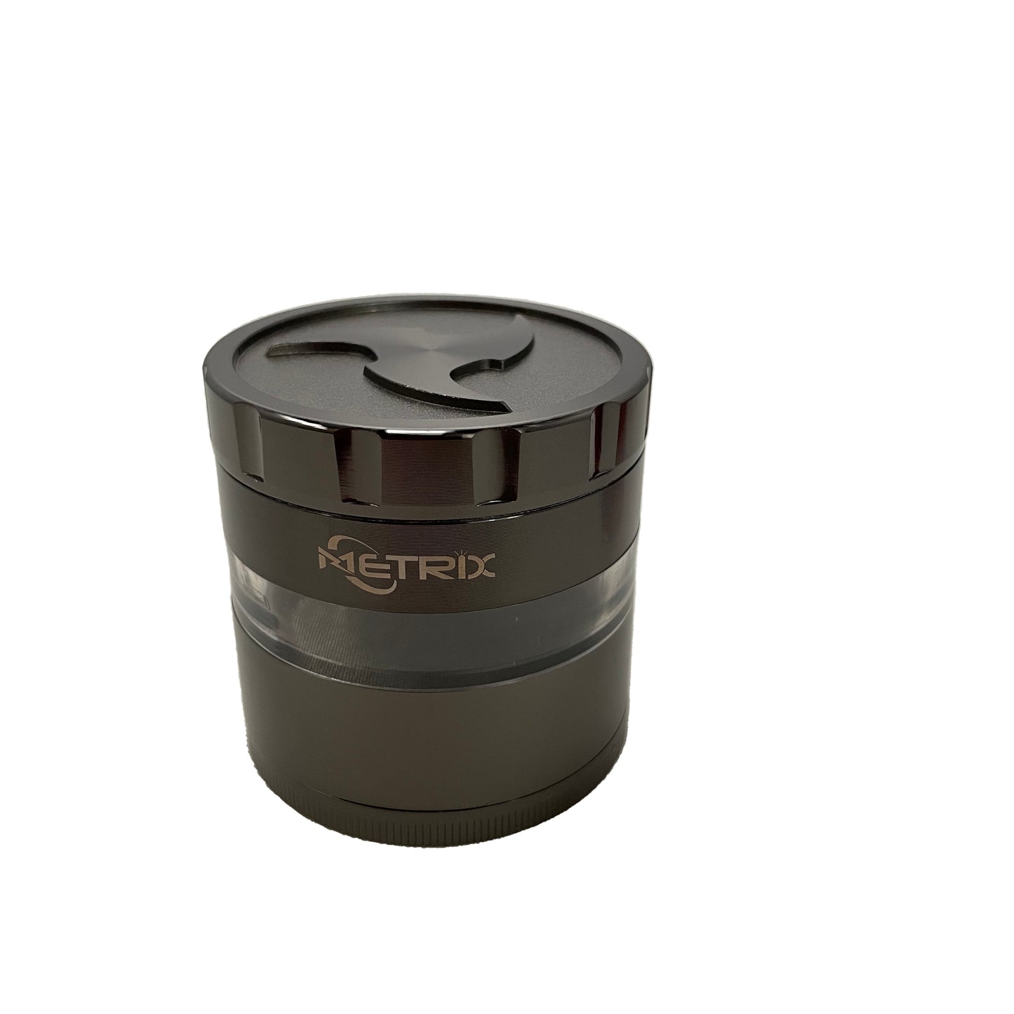 Large Metrix 4 Chamber Grinder with Transparent Edges