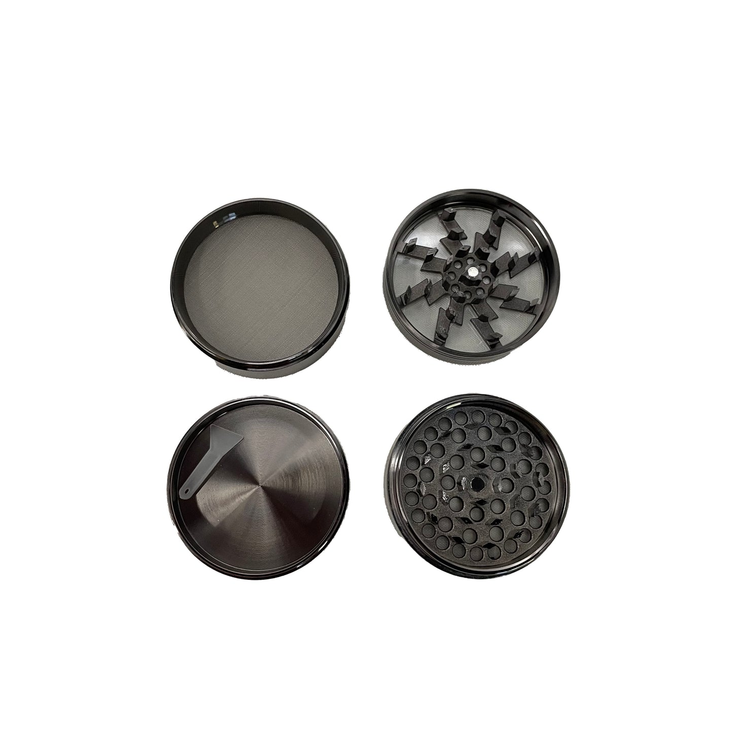 Metrix 4 Chamber Grinder with Abstract Design