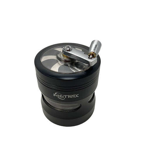 Large Metrix 4 Chamber Grinder with Handle