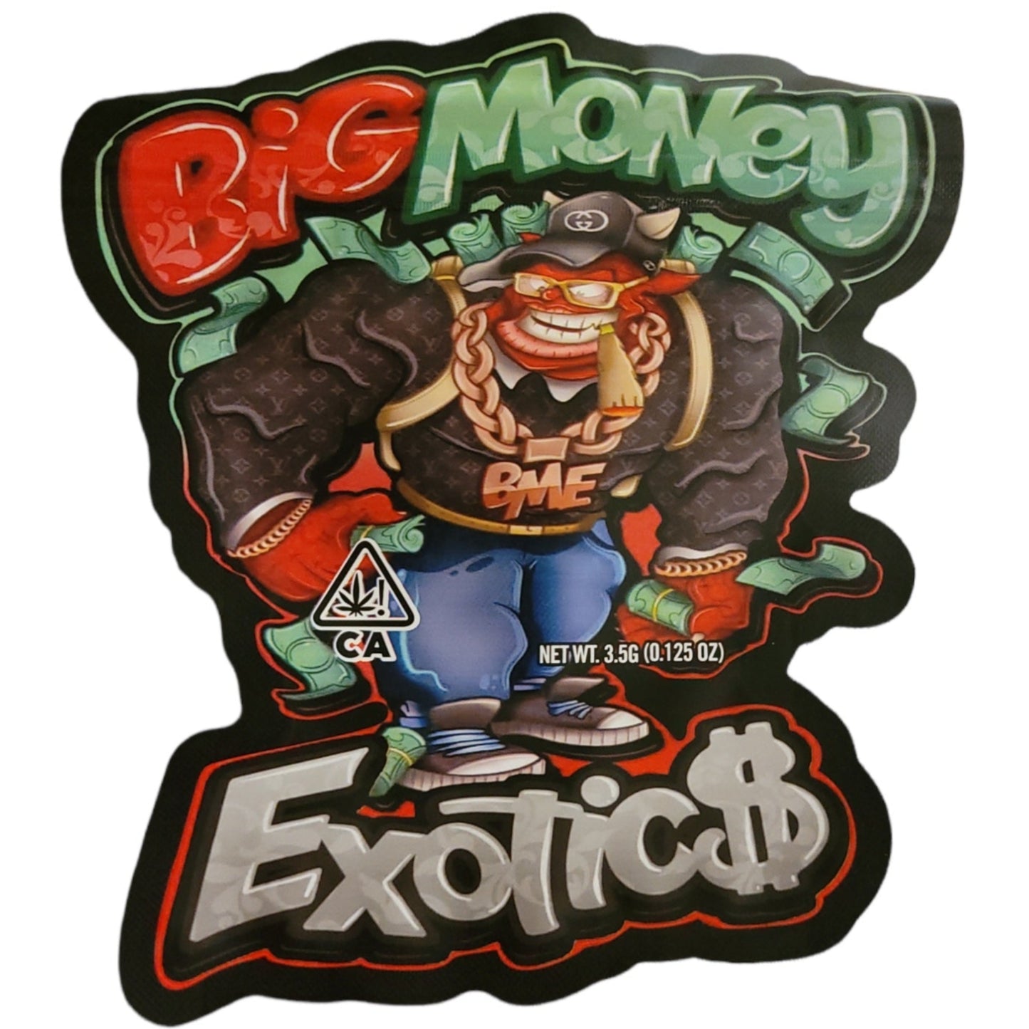 Big Money Exotics 3.5G Mylar Bags