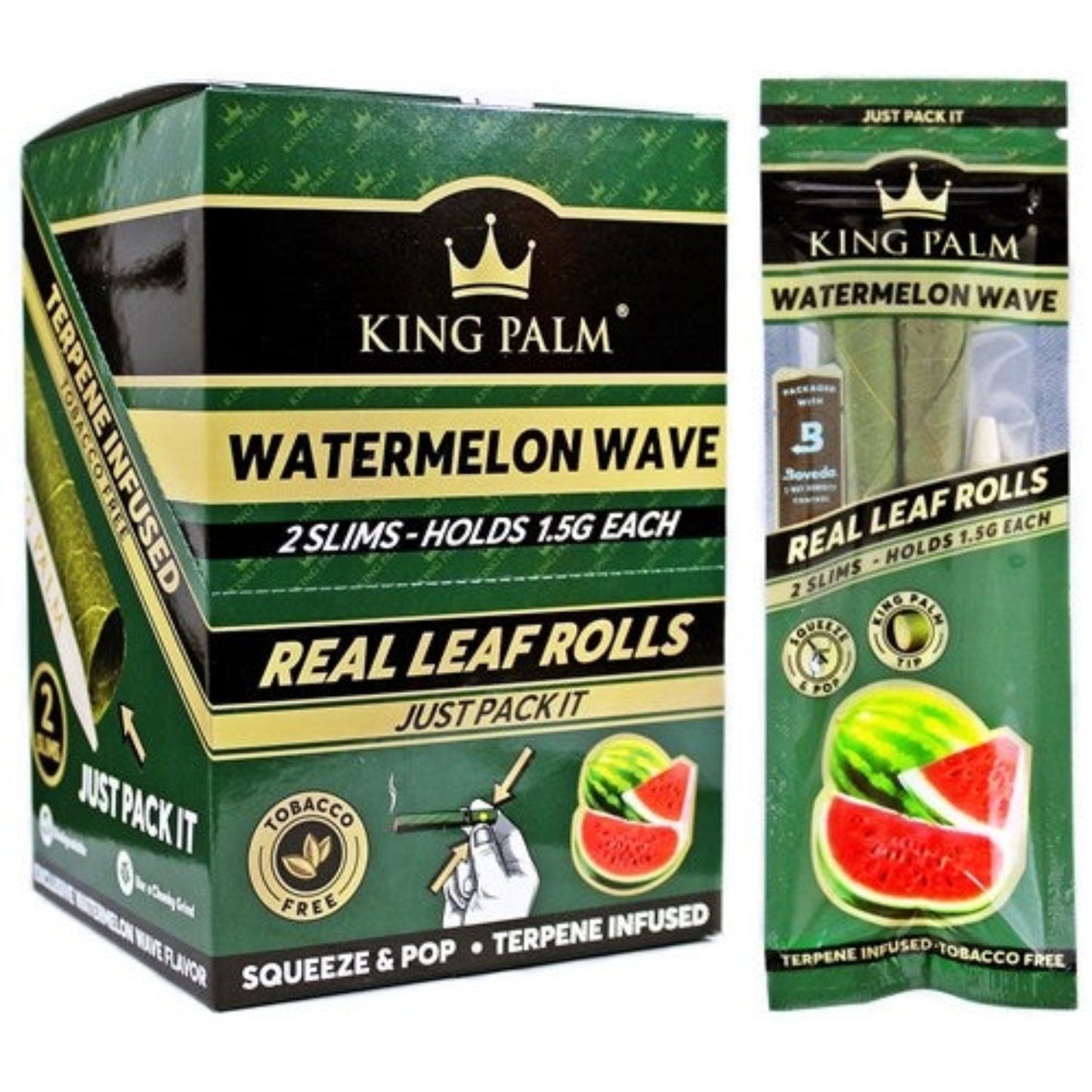 King Palm Slim Watermelon Wave