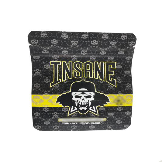 Insane Black 3.5G Mylar Bags