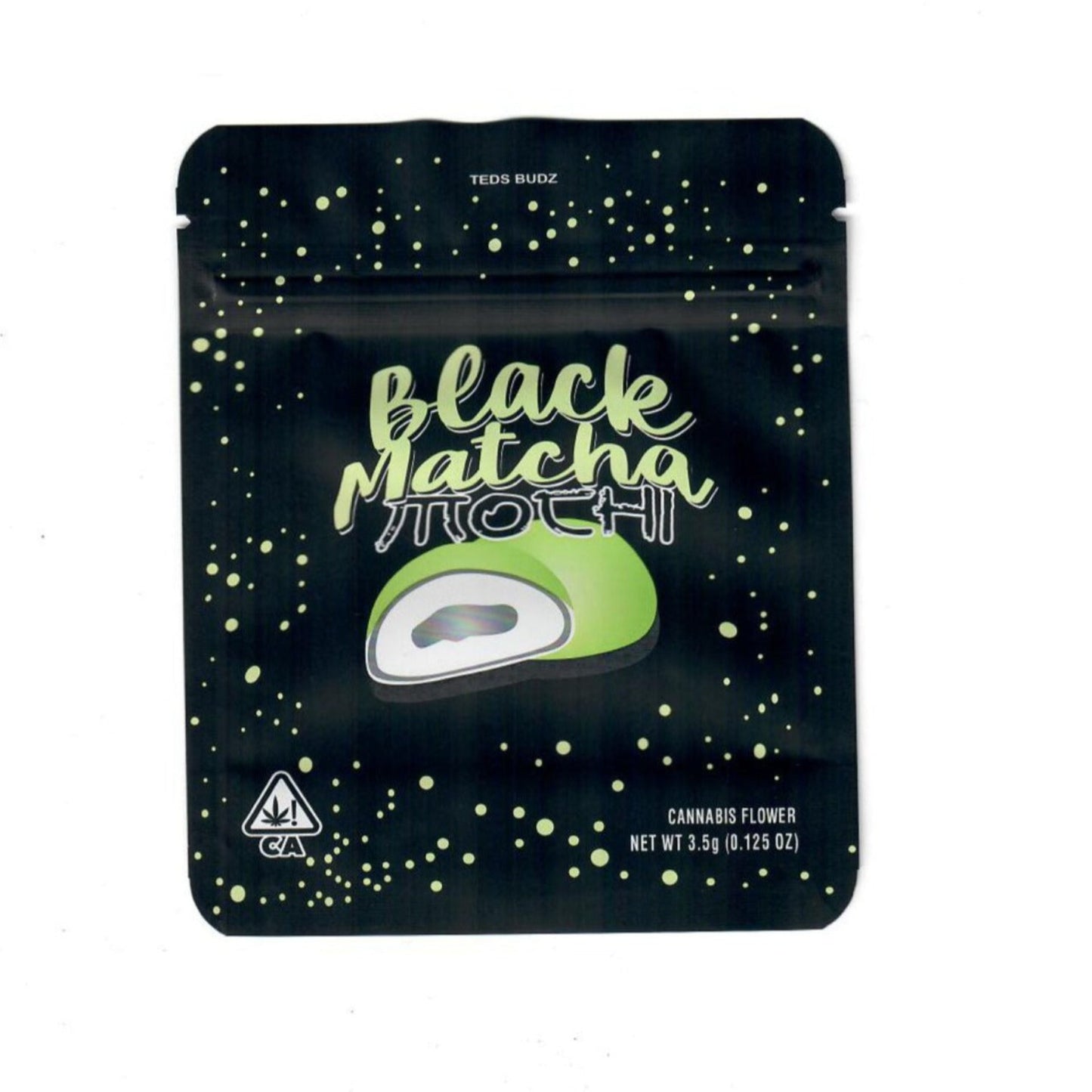 Black Matcha Mochi 3.5G Mylar Bags
